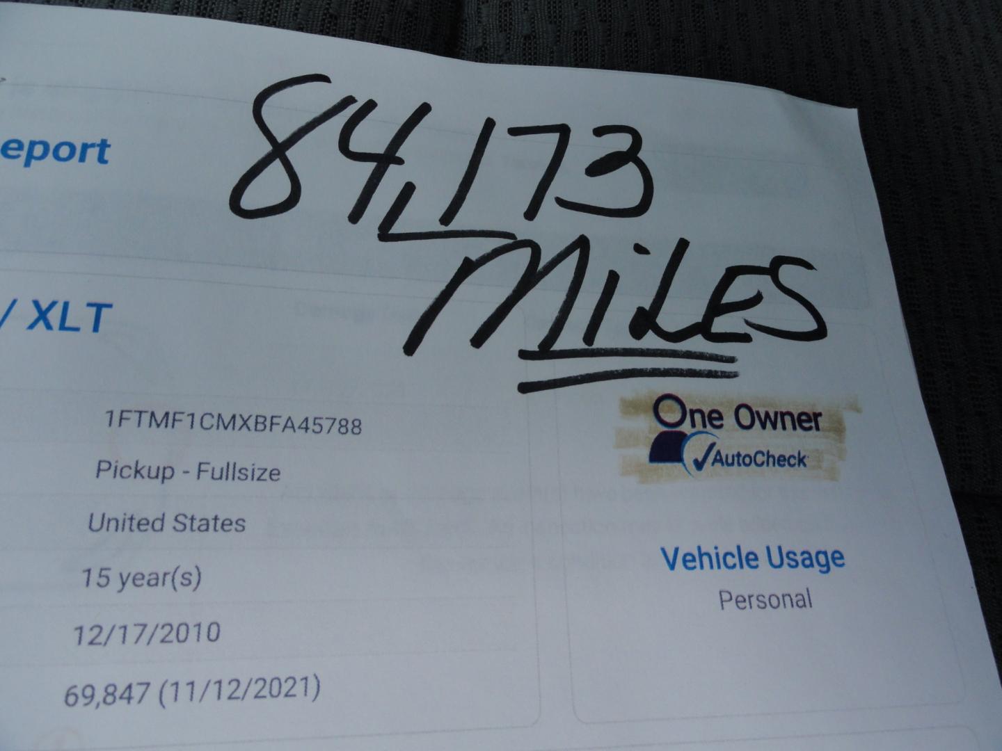 2011 Sterling Gray Metallic /Greystone Ford F-150 XL 6.5-ft. Bed RWD (1FTMF1CMXBF) with an 3.7L V6 DOHC 24V engine, 4 speed Automatic transmission, located at 827 W 26th Street, Erie, PA, 16508, (814) 455-3401, 42.105431, -80.090942 - Thanks for looking at our one owner low mileage accident and rust-free recent trade in. This is the XL model with two-wheel drive, automatic, the gas sipping 3.7L V6 and a recent new Pa state and emissions inspection plus a lube oil and filter change along with four new Goodyear all terrain T/A tire- Photo#35
