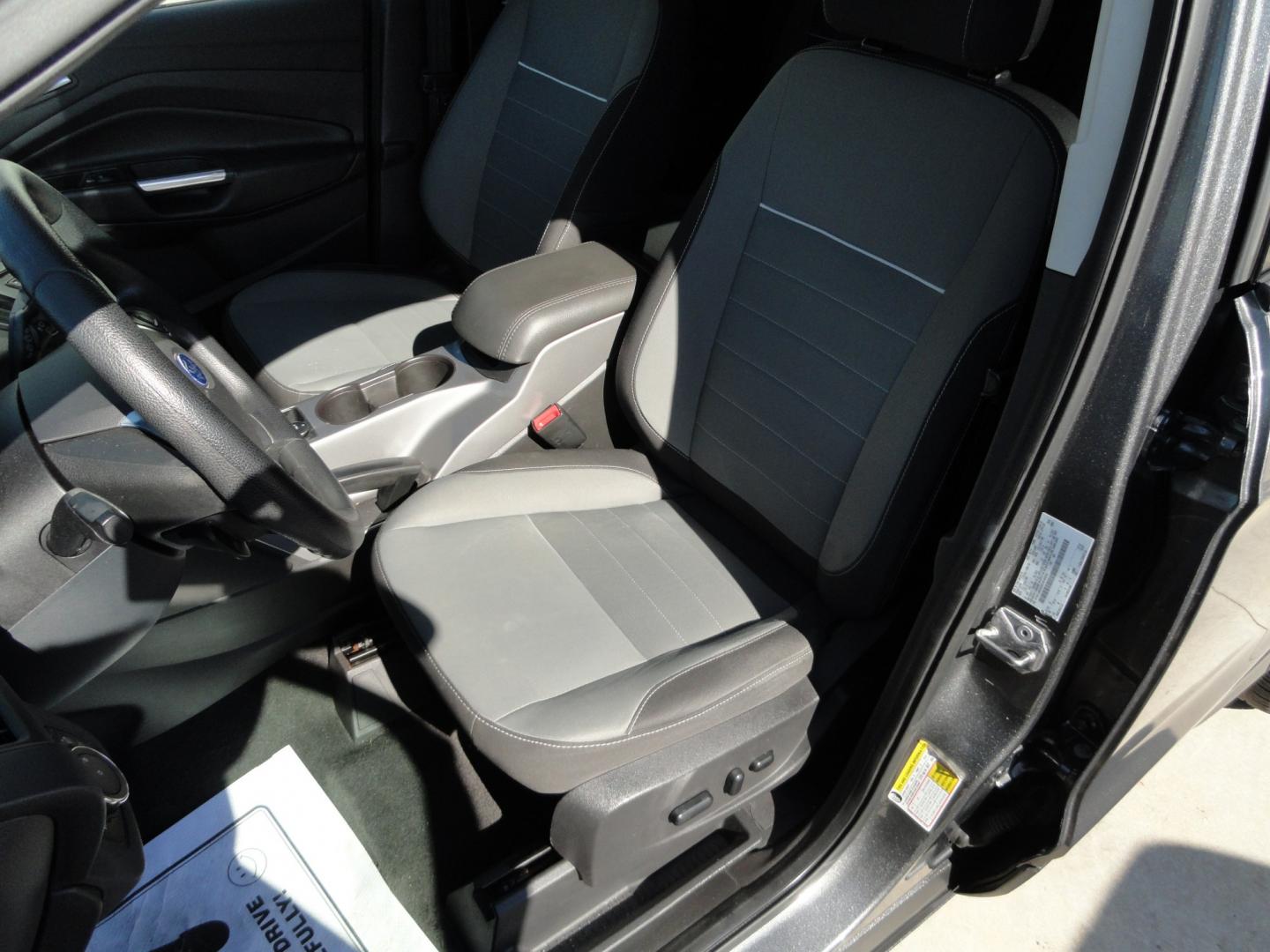 2014 Sterling Gray Metallic /Greystone Ford Escape SE 4WD (1FMCU9GX6EU) with an 1.6L L4 DOHC 16V engine, 6-Speed Automatic transmission, located at 827 W 26th Street, Erie, PA, 16508, (814) 455-3401, 42.105431, -80.090942 - Thanks for looking at our low mileage one owner accident-free recent arrival. This is the SE model with four-wheel drive, power seat, back up camera, Bluetooth, both keys and remotes, the owner's manuals and the factory floor mats. A complete service was just done in our service department and it's- Photo#23