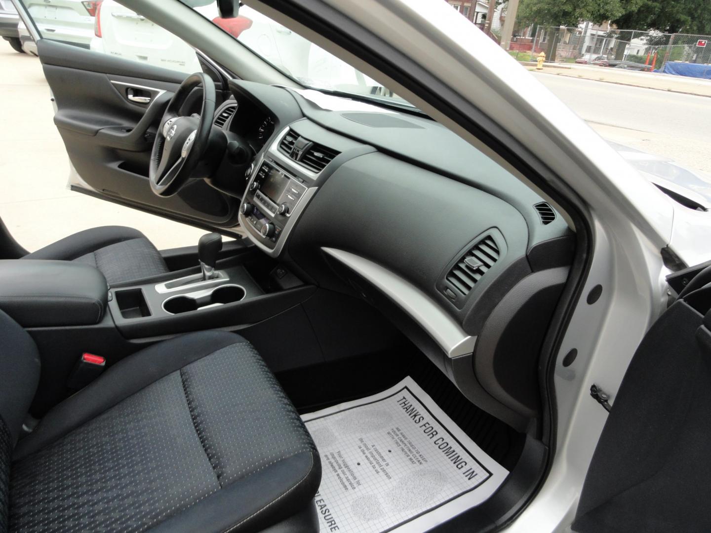2017 Brilliant Silver Metallic /Jet Black Nissan Altima 2.5 S (1N4AL3APXHC) with an 2.5L L4 DOHC 16V engine, CVT transmission, located at 827 W 26th Street, Erie, PA, 16508, (814) 455-3401, 42.105431, -80.090942 - Thanks for looking at our super clean rust and accident-free recent arrival. This is the SV model with lots of options including passive entry, remote start, push button start, blind spot monitor, rear camera, Bluetooth, power drivers seat, power sunroof and lots more. A full service was just comple- Photo#36