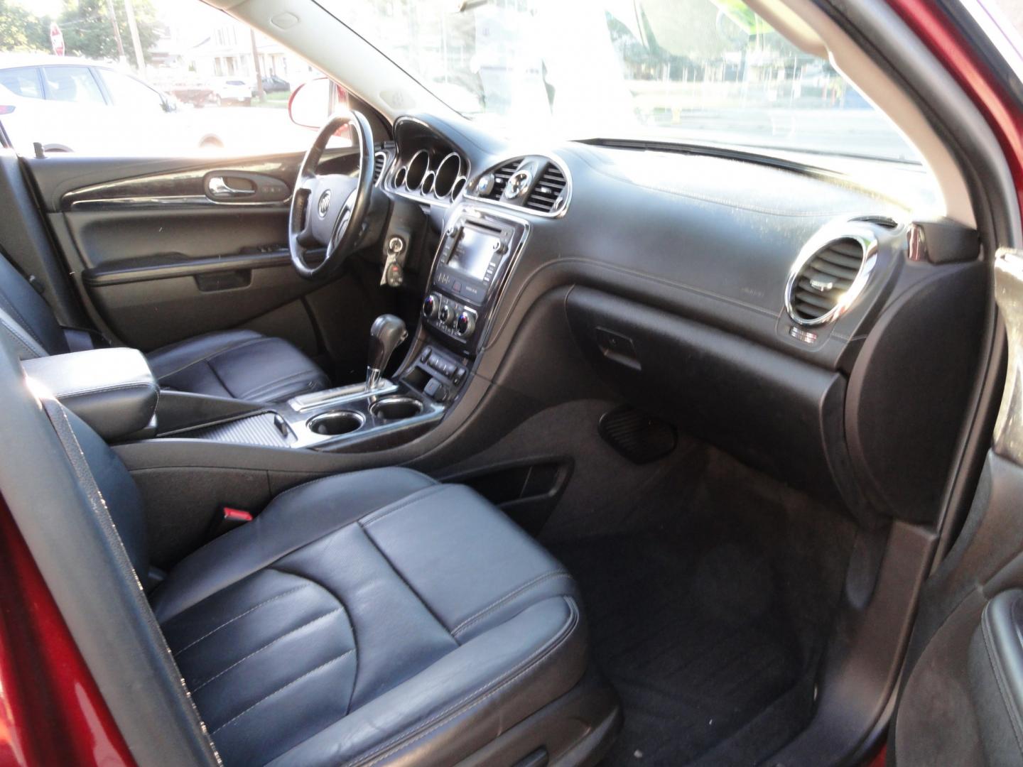2017 Crismon Red metallic /Jet Black Buick Enclave Leather AWD (5GAKVBKD9HJ) with an 3.6L V6 DOHC 24V engine, 6-Speed Automatic transmission, located at 827 W 26th Street, Erie, PA, 16508, (814) 455-3401, 42.105431, -80.090942 - Thanks for looking at our super clan rust free new arrival. This is the Enclave model with all wheel drive, power heated seats, power sunroof, remote start, passive entry, remote start,blind spot monitor Bluetooth, back up camera and lots more. A full service was just completed in in our service dep- Photo#21