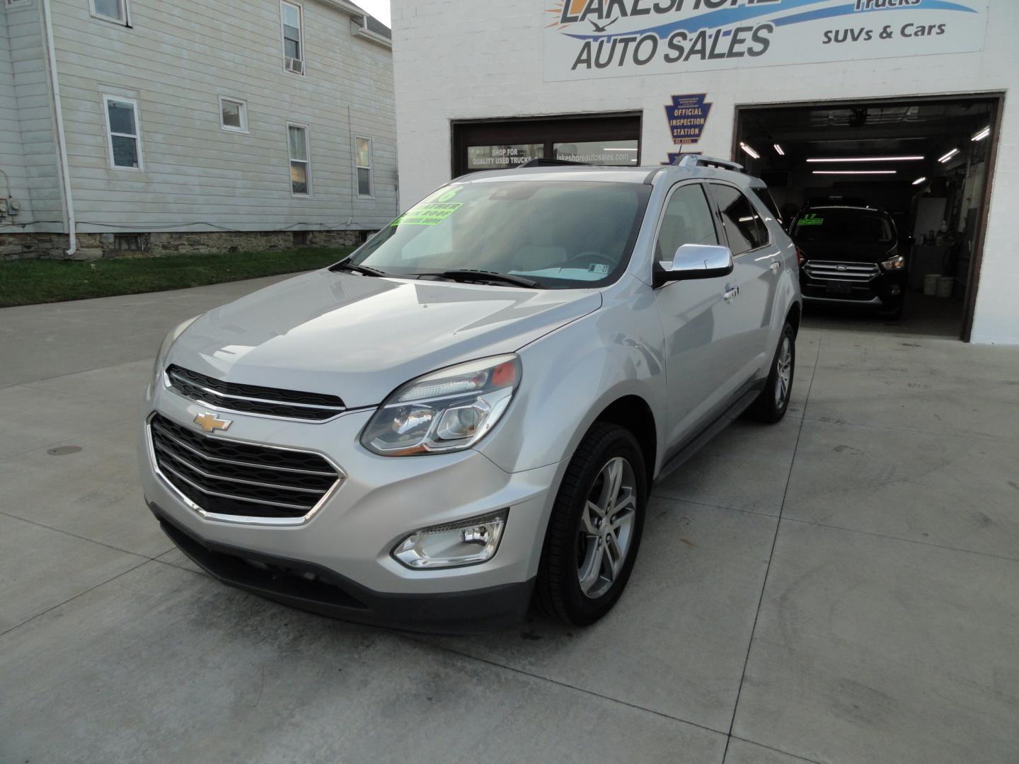 2016 Silver Ice Metallic /Two Tone Chevrolet Equinox LTZ AWD (2GNFLGE38G6) with an 3.6L V6 DOHC 24V engine, 6-Speed Automatic transmission, located at 827 W 26th Street, Erie, PA, 16508, (814) 455-3401, 42.105431, -80.090942 - Thanks for looking at our accident and rust-free like new recent arrival. I have to say that this is the cleanest 2016 Chevy Equinox that I've seen on a long time with NO RUST with no exterior paint work and a super clean undercarriage. This is the LTZ model with the hard to find 6 cylinders, all-wh- Photo#6
