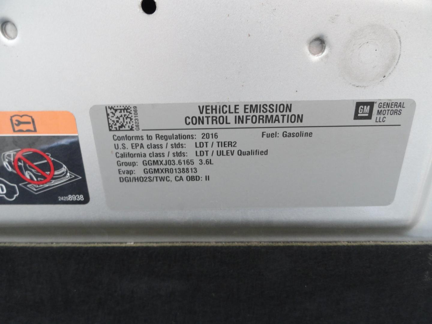 2016 Silver Ice Metallic /Two Tone Chevrolet Equinox LTZ AWD (2GNFLGE38G6) with an 3.6L V6 DOHC 24V engine, 6-Speed Automatic transmission, located at 827 W 26th Street, Erie, PA, 16508, (814) 455-3401, 42.105431, -80.090942 - Thanks for looking at our accident and rust-free like new recent arrival. I have to say that this is the cleanest 2016 Chevy Equinox that I've seen on a long time with NO RUST with no exterior paint work and a super clean undercarriage. This is the LTZ model with the hard to find 6 cylinders, all-wh- Photo#55