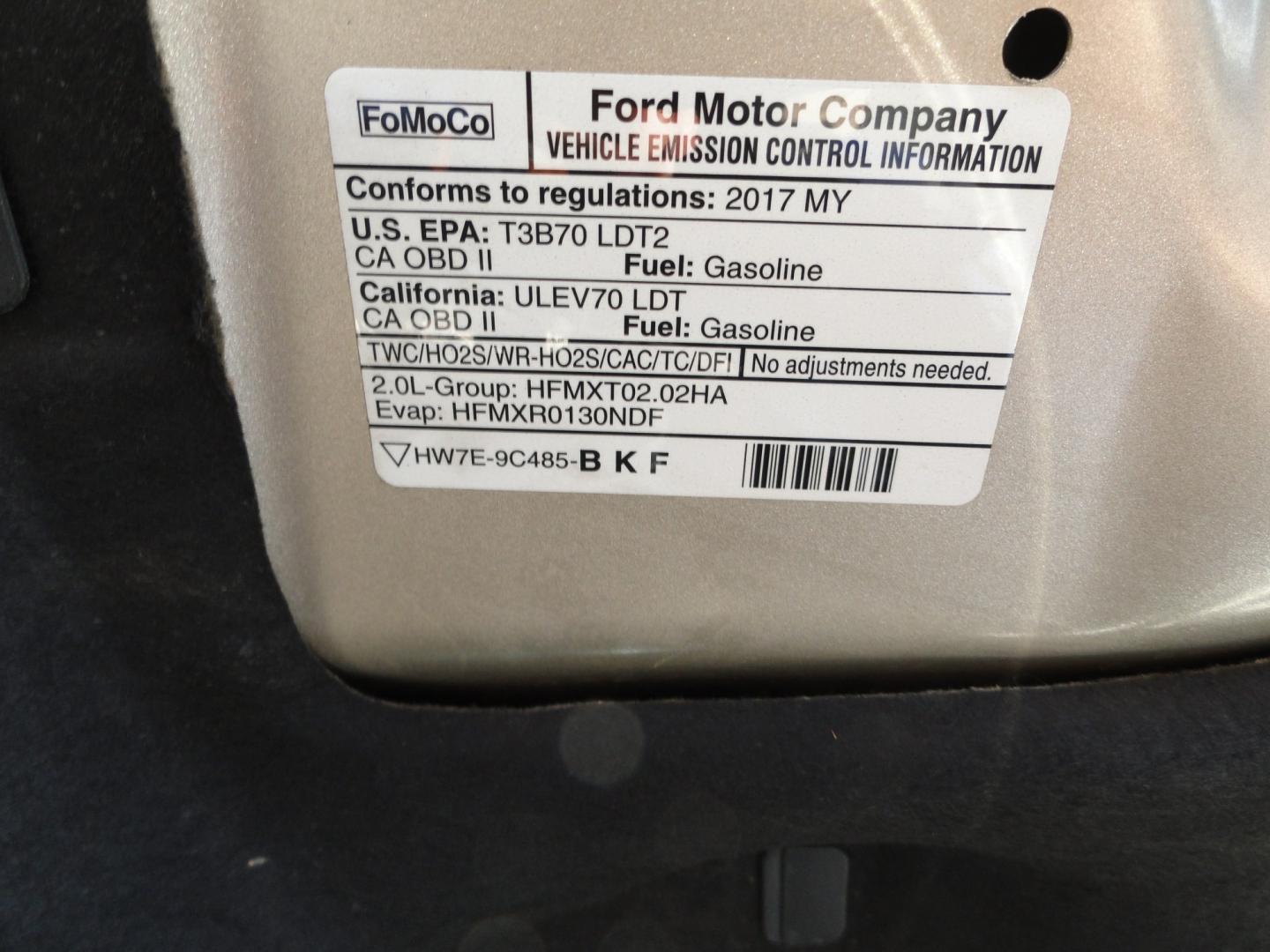 2017 White Gold Metallic /Black Ford Escape Titanium 4WD (1FMCU9J97HU) with an 2.0L L4 DOHC 16V engine, 6-Speed Automatic transmission, located at 827 W 26th Street, Erie, PA, 16508, (814) 455-3401, 42.105431, -80.090942 - Thanks for looking at our extra clean accident and rust free two owner recent arrival. This is the top-of-the-line Titanium four-wheel drive model that's in like new condition with no paint or body damage and the nonsmoker interior is like new also, plus it comes with all the options available inclu- Photo#56