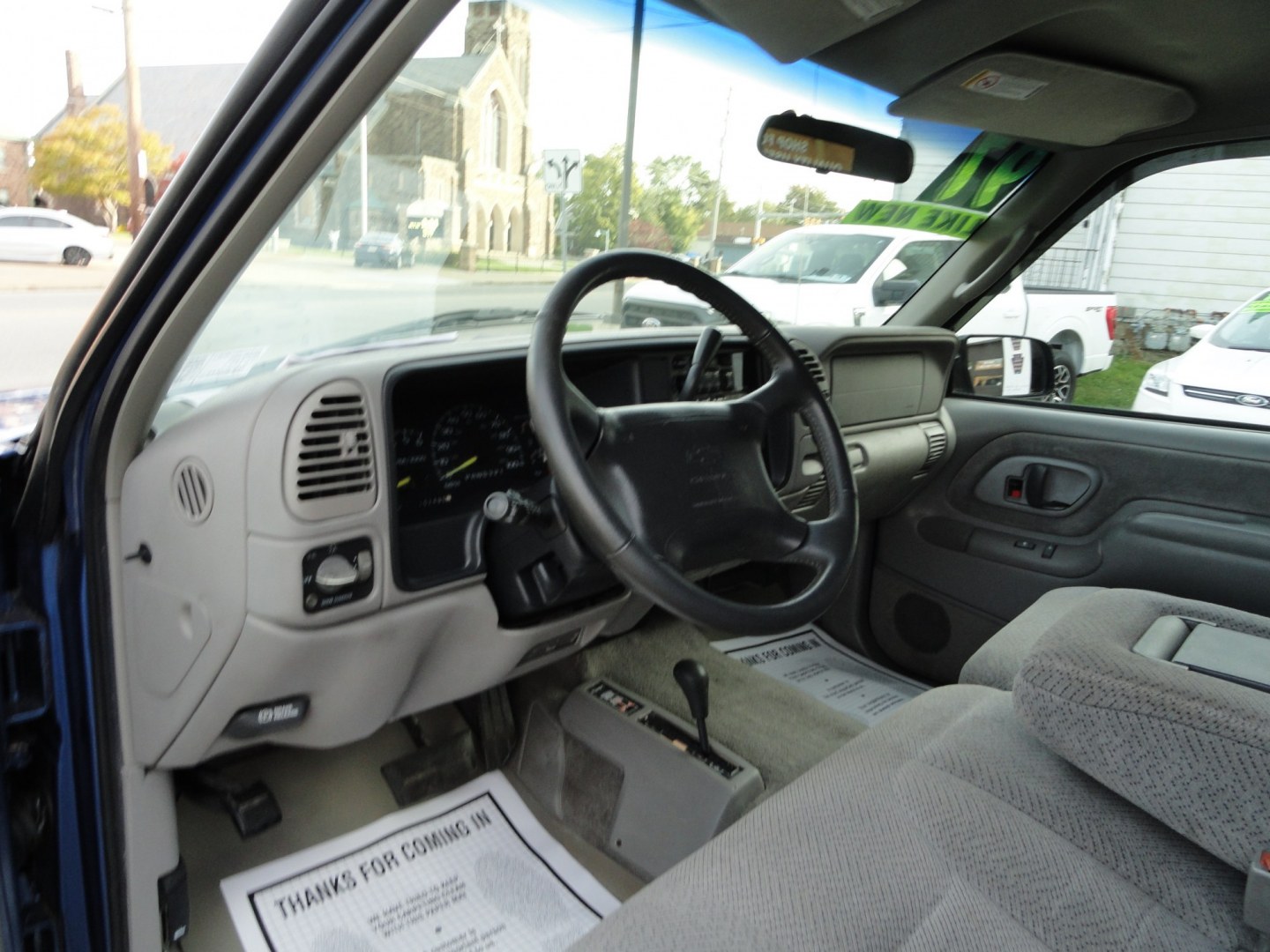 1997 Bright Blue Metallic /Greystone Chevrolet K 1500 Ext. Cab 6.5-ft. Bed 4WD (2GCEK19R9V1) with an 5.7L V8 OHV 16V engine, 4 speed Automatic transmission, located at 827 W 26th Street, Erie, PA, 16508, (814) 455-3401, 42.105431, -80.090942- Photo#8