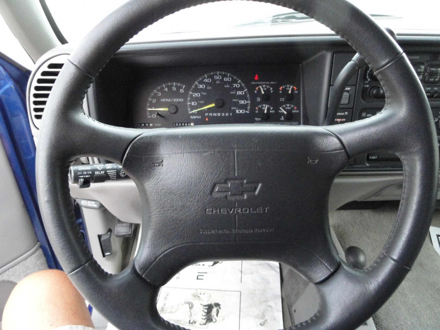 1997 Bright Blue Metallic /Greystone Chevrolet K 1500 Ext. Cab 6.5-ft. Bed 4WD (2GCEK19R9V1) with an 5.7L V8 OHV 16V engine, 4 speed Automatic transmission, located at 827 W 26th Street, Erie, PA, 16508, (814) 455-3401, 42.105431, -80.090942- Photo#11