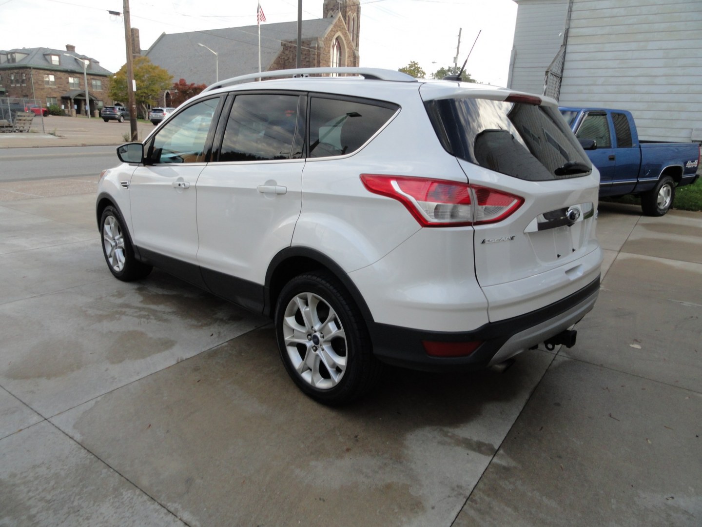 2016 White Platinum Metallic /Tan Ford Escape Titanium 4WD (1FMCU9J92GU) with an 2.0L L4 DOHC 16V engine, 6-Speed Automatic transmission, located at 827 W 26th Street, Erie, PA, 16508, (814) 455-3401, 42.105431, -80.090942 - Thanks for looking at our super clean two owner accident-free recent arrival. This is the Titanium model with four-wheel drive and pretty much has all the options that were available in the 2016 model year. A full service was just completed in our service department with new Pa state and emissions i- Photo#5