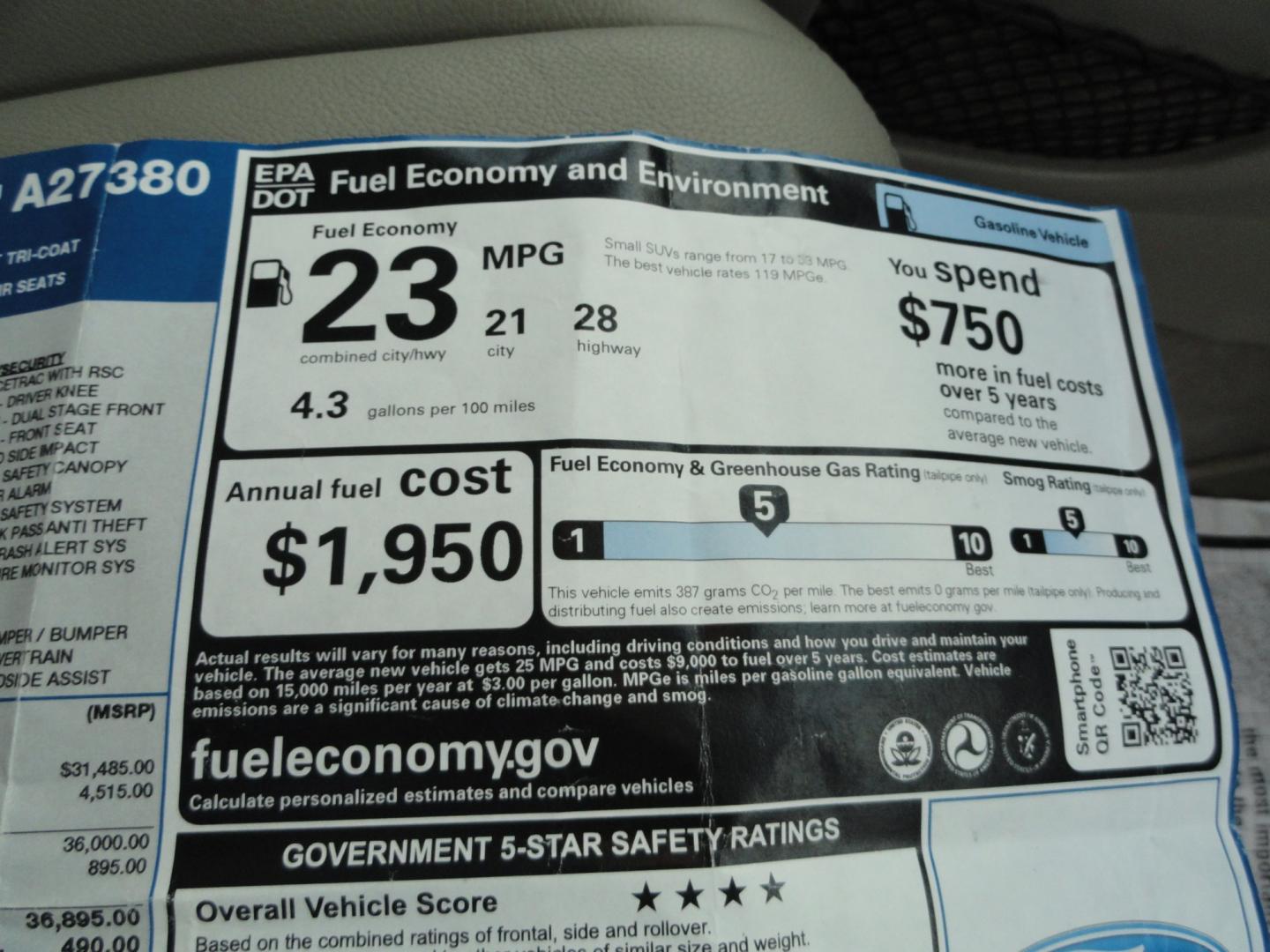 2016 White Platinum Metallic /Tan Ford Escape Titanium 4WD (1FMCU9J92GU) with an 2.0L L4 DOHC 16V engine, 6-Speed Automatic transmission, located at 827 W 26th Street, Erie, PA, 16508, (814) 455-3401, 42.105431, -80.090942 - Thanks for looking at our super clean two owner accident-free recent arrival. This is the Titanium model with four-wheel drive and pretty much has all the options that were available in the 2016 model year. A full service was just completed in our service department with new Pa state and emissions i- Photo#48