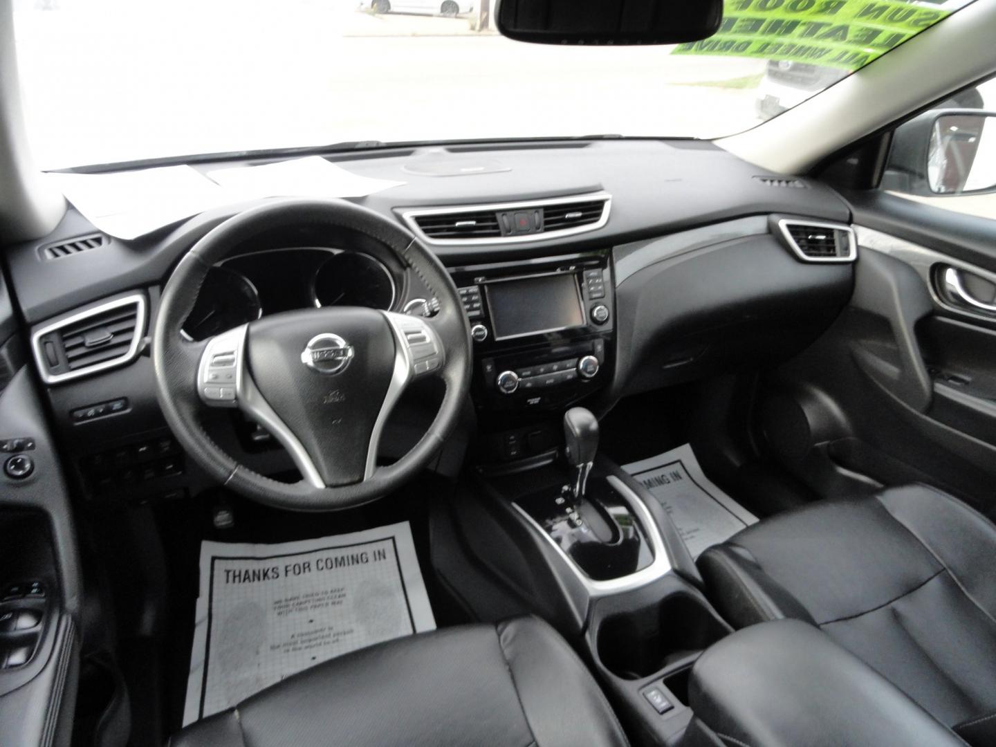 2016 Brilliant Silver Metallic /Jet Black Nissan Rogue SL AWD (5N1AT2MV7GC) with an 2.5L L4 DOHC 16V engine, CVT transmission, located at 827 W 26th Street, Erie, PA, 16508, (814) 455-3401, 42.105431, -80.090942 - Thanks for looking at our two-owner accident-free recent arrival. This is the SL model all-wheel drive with just about every item that was available in the 2016 model year and yes, I know it has a few miles but it's in like new condition and the engine was just recently replace with one that has onl- Photo#11