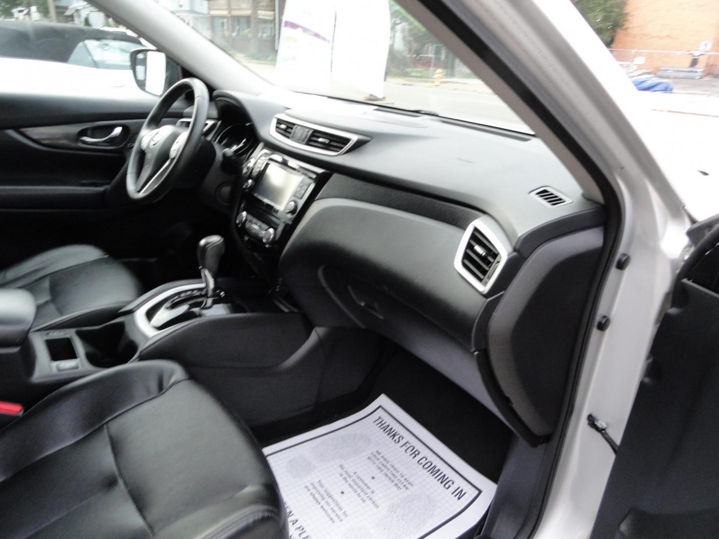 2016 Brilliant Silver Metallic /Jet Black Nissan Rogue SL AWD (5N1AT2MV7GC) with an 2.5L L4 DOHC 16V engine, CVT transmission, located at 827 W 26th Street, Erie, PA, 16508, (814) 455-3401, 42.105431, -80.090942 - Thanks for looking at our two-owner accident-free recent arrival. This is the SL model all-wheel drive with just about every item that was available in the 2016 model year and yes, I know it has a few miles but it's in like new condition and the engine was just recently replace with one that has onl- Photo#38
