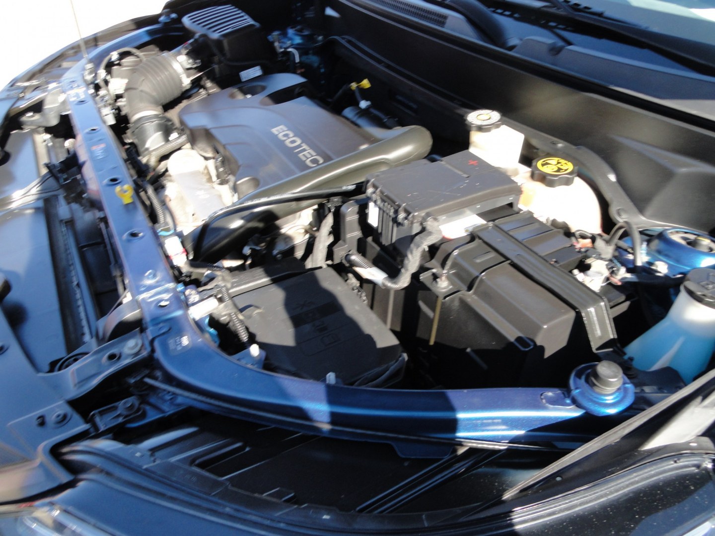 2019 Pacific Blue metallic /Medium Ash Gray Chevrolet Equinox LT AWD (3GNAXUEV3KL) with an 1.5L L4 DOHC 16V TURBO engine, 6-Speed Automatic transmission, located at 827 W 26th Street, Erie, PA, 16508, (814) 455-3401, 42.105431, -80.090942 - Thanks for looking at our ONE owner accident and rust-free super clean local trade in. This is the LT model with all wheel drive, power drivers seat, keyless entry with push button start, remote start, heated seats, back up camera, navigation, panoramic sunroof, blind spot monitor and lots more plus- Photo#49